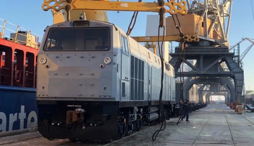 В Украину прибыла очередная партия тепловозов «Тризуб»  
