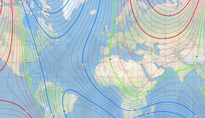 Обновление Всемирной магнитной модели впервые опубликовано раньше срока