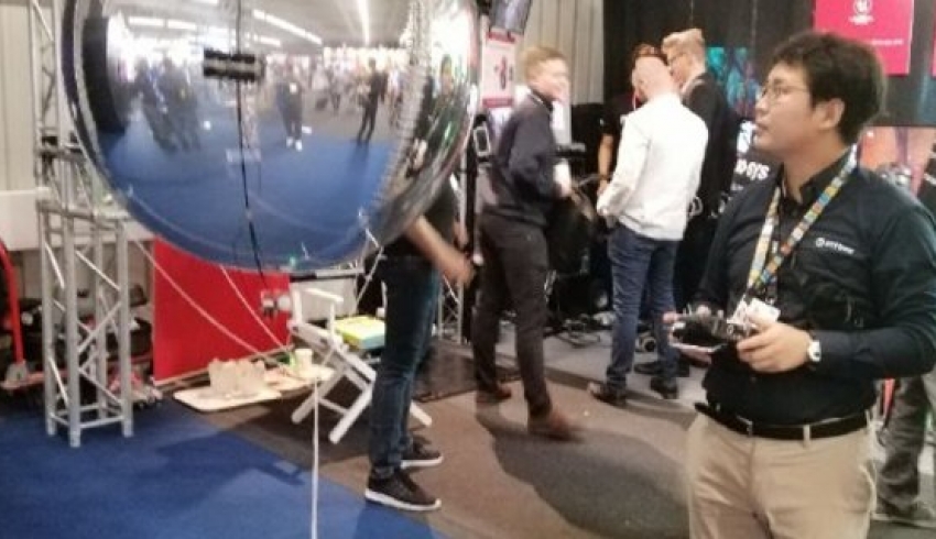 Японцы представили бесшумный сферический дрон (фото)