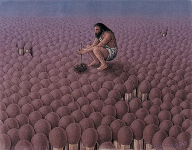 Гурбуз Доган Эксиоглу: Первобытность, 1990